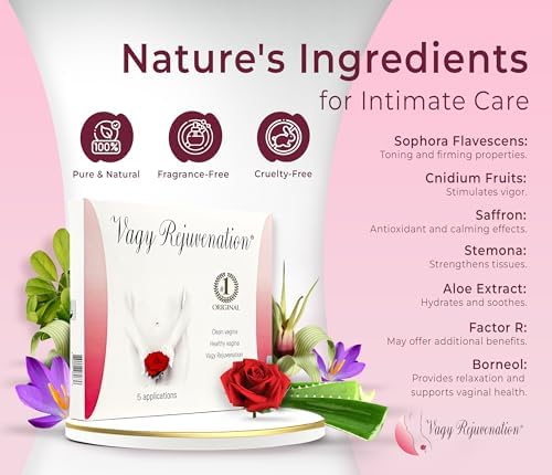 Vagy Rejuvenation herbal gel ingredients list including Saffron and Aloe Vera.