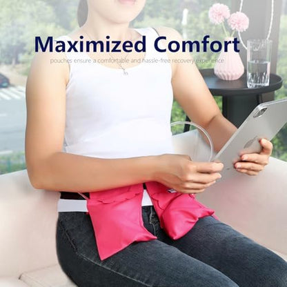 Yesito mastectomy comfort belt showing breathable moisture-wicking material