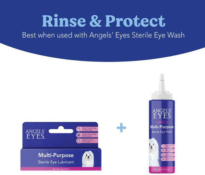 Safe sterile eye care gel for cats and dogs suffering from crusty eye discharge.