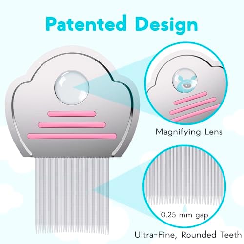 Ergonomic handle of Yolev psoriasis comb for comfortable scalp massage