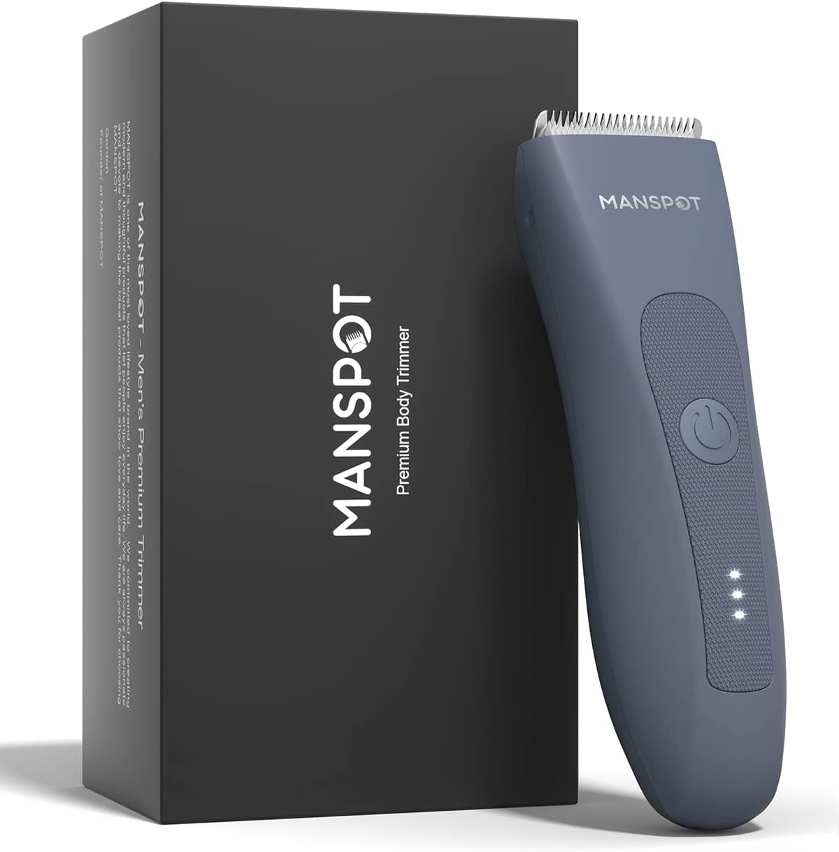 MANSPOT Ladyspot women hair trimmer front view showing pink design