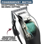 Adjustable thumb taper lever featured on the side of the Wahl hair clipping machine