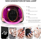 Mirage Layon UV LED nail lamp interior view with 63 bead layout