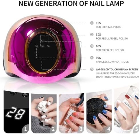 Mirage Layon UV lamp 63 LED beads internal view