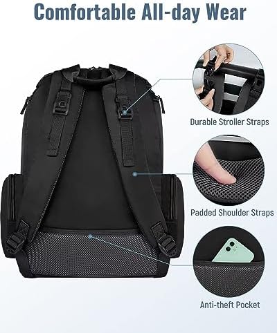 Mancro unisex diaper bag lifestyle usage for parents