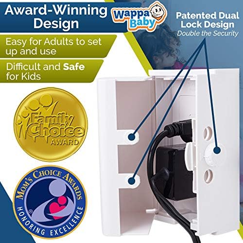 Wappa Baby safety box installed on a home wall