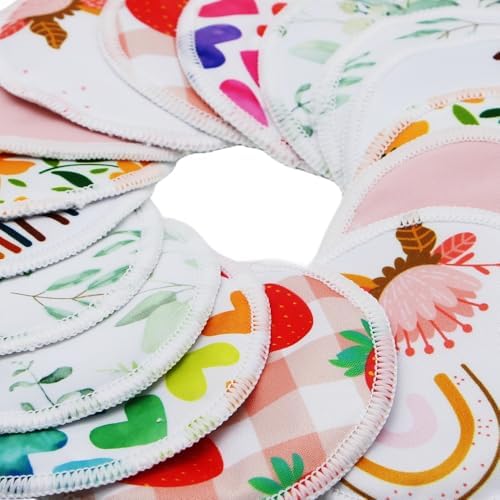 Close up of absorbent fabric on Asenappy breast pads