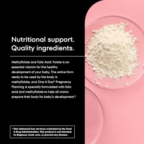 One A Day preconception multivitamin close up of cap and seal