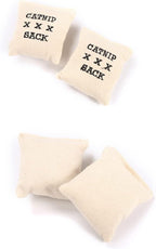 Toyvian natural catnip filled kitten playthings showing stitching detail