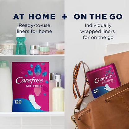 Authentic USA imported Carefree daily liners for Indian feminine hygiene.