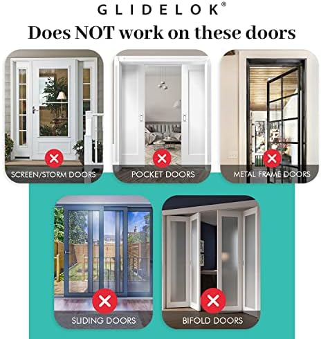 Authentic USA imported GlideLok child safety door lock packaging