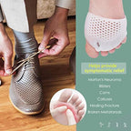 JUMPOW silicone toe spacers demonstrated inside a shoe for daily comfort.