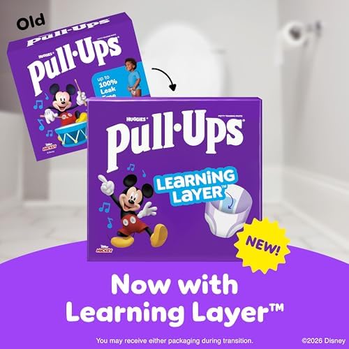 Close up view of the motivational wetness learning layer inside Pull-Ups boys training pants