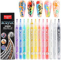 Kalolary 12 piece nail art graffiti pen set front view