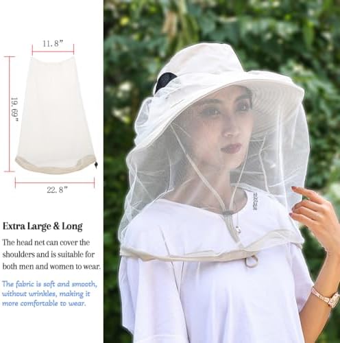 Two pack premium mosquito netting for outdoor use