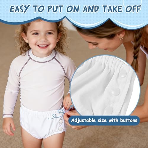 Durio Unisex Infant Water Diaper Elastic Waist Detail