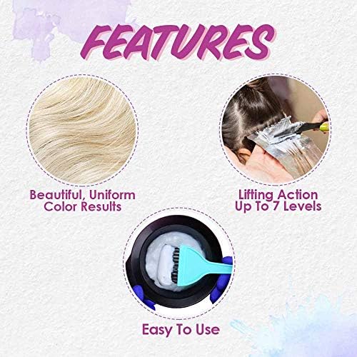 Punky hair bleach developer for salon quality highlighting