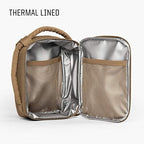 Tactical Baby Gear black cooler pouch attached to diaper backpack