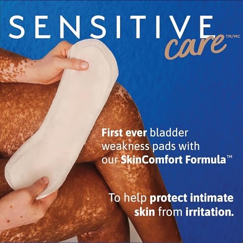 TENA Intimates SkinComfort Formula breathable pads for sensitive skin