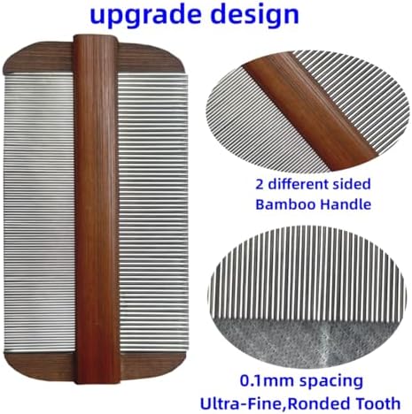 Chemical free head lice removal comb for scalp hygiene