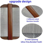 Chemical free head lice removal comb for scalp hygiene