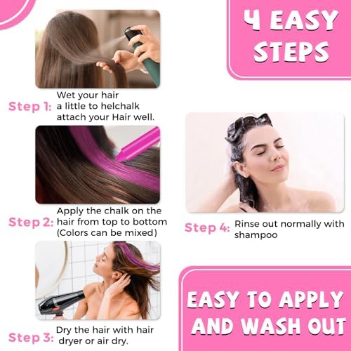 Gift-ready packaging for Garpgona temporary hair color set