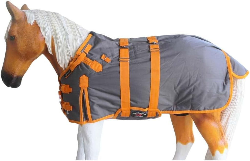 Challenger 1200D Miniature Weanling Donkey Pony Horse Foal Winter Blanket Teal 51945 - Image 12