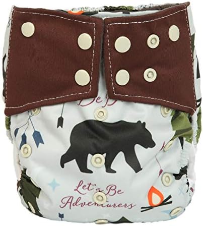 Sigzagor reusable diaper dinosaur pattern for boys