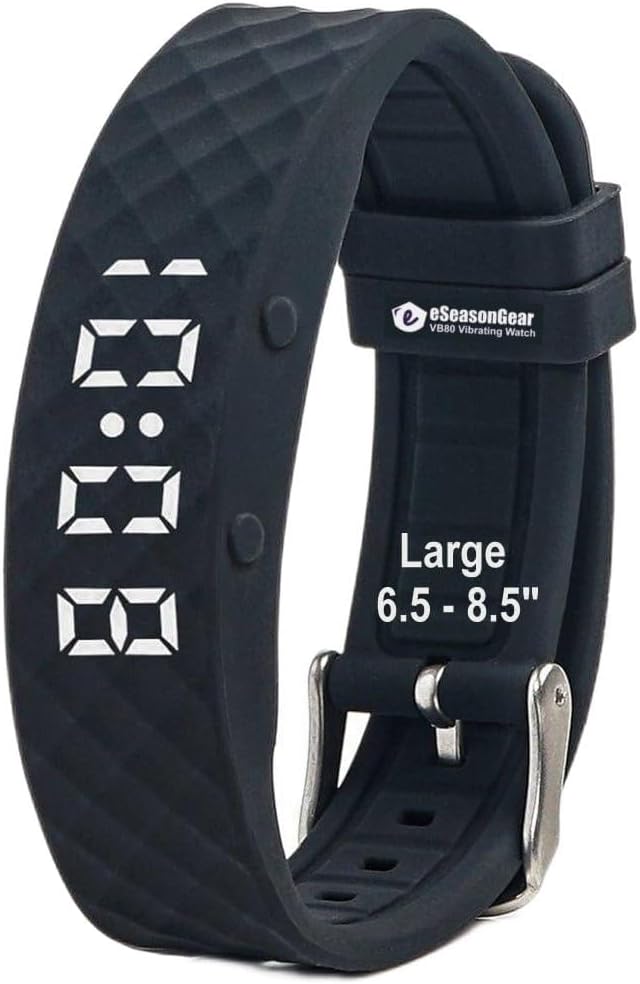 VB80 12 Alarm Vibrating Watch, Silent Vibration Shake Wake ADHD Medication Reminder - Image 12