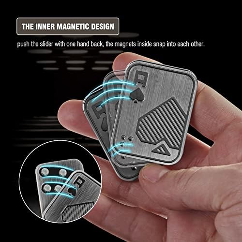 Wropzo premium metal slider everyday carry gadget being operated single handed for stress relief