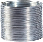 Authentic original slinky brand fidget toy resting on a flat surface