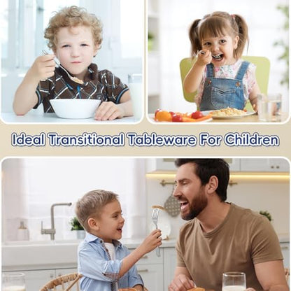 Ititt food grade kids cutlery set with included storage bag