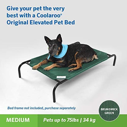 Mite and mildew resistant cooling cat bed replacement cover top view
