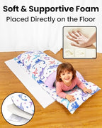 Primlect extra large kids sleeping bag rolled up with travel carrying straps