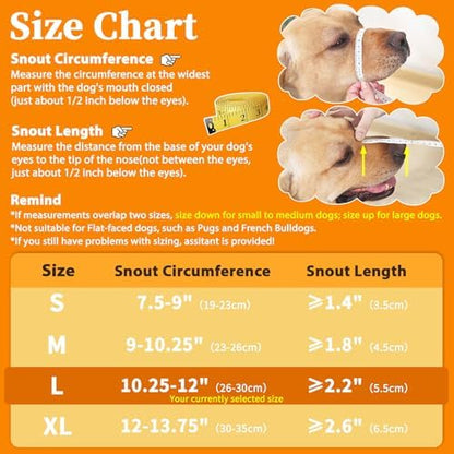 Mayerzon soft fabric pet muzzle showcasing the breathable open design for panting and drinking