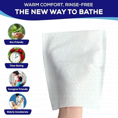 MedVance disposable cleaning gloves with integrated barrier cream and Vitamin E for skin protection and moisturizing.