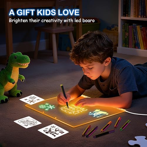 Detailed view of Abcool LED drawing board control buttons