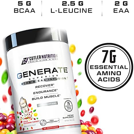 Cutler Nutrition Generate supplement facts and nutritional information