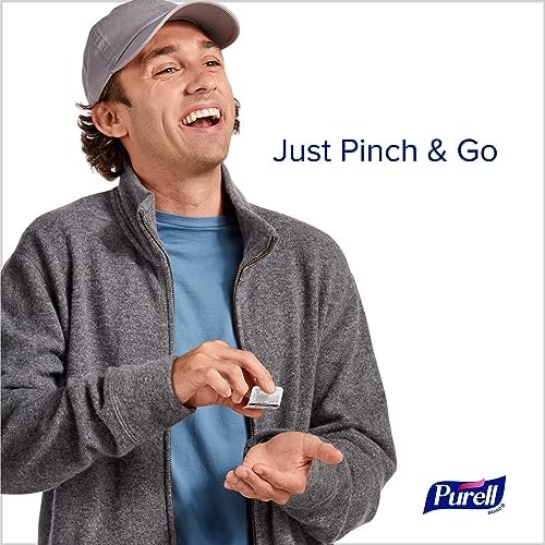 PURELL SINGLES Advanced Hand Sanitizer Gel, Fragrance Free, 125 Count Single-Use Travel-Size Packets - 9620-12-125EC (Pack of 1) - Image 3