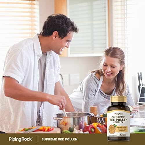 Piping Rock Supreme Bee Pollen Complex 120 count caplets container