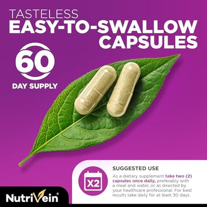 Nutrivein Resveratrol vegetable capsules close up