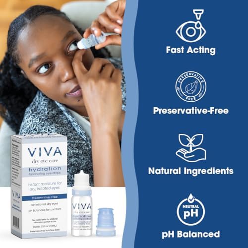 Amcon Viva lubricating eye drops for post-LASIK soothing care.