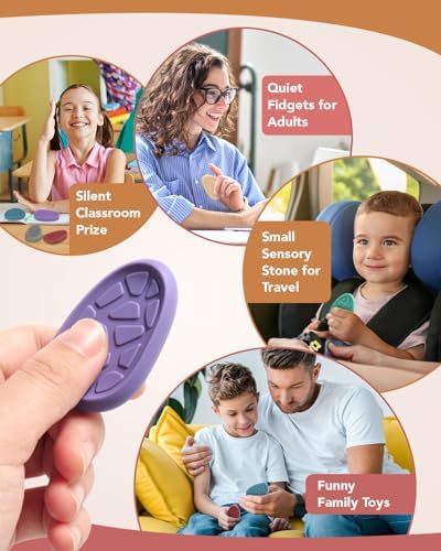 Packaging collection of the non-toxic quiet fidget toys for stress relief.