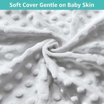 Close up of Yening baby changing pad soft dot fabric
