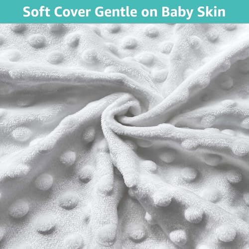 YENING mini nursery mattress protector pad with zipper closure details