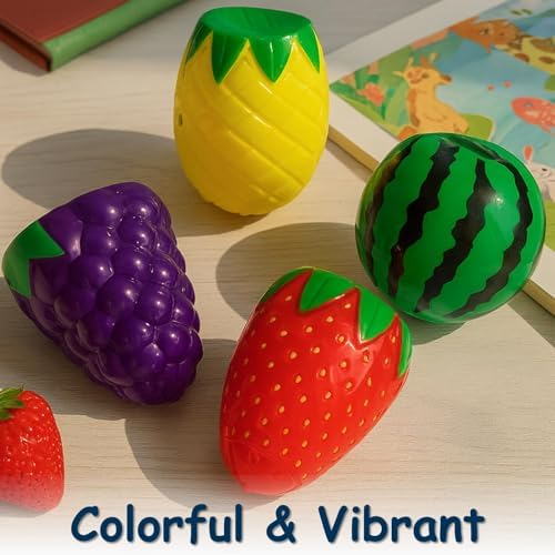 Educational fruit shaped toys for toddlers in gift box