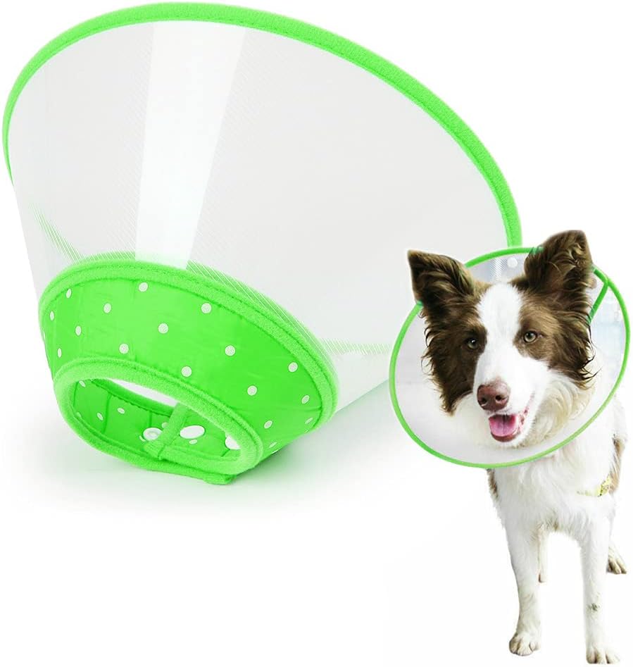 Pet Cone Recovery Dog Cone Adjustable Dog Collar Clear Padded Collar with Breathable Soft Edge, Plastic Puppy Cone Protect The Neck Surgery Recovery, Designed for Cats and Puppies (Small, Blue) - Image 13