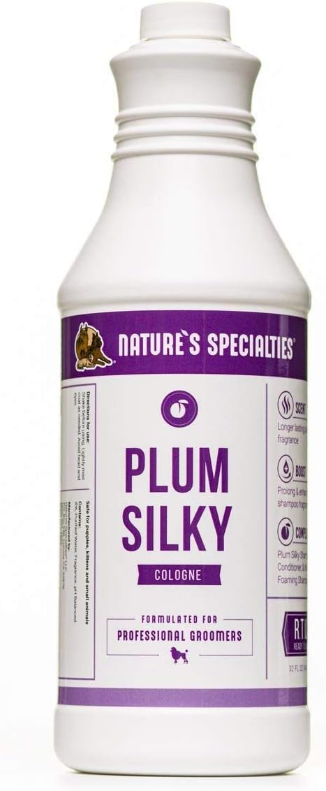 Nature's Specialties Plum Silky Dog Cologne for Pets, Natural Choice for Professional Groomers, Ready to Use Perfume, Finishing Spray, Made in USA, 8 oz - Image 9