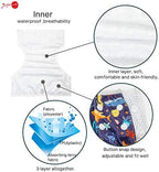 Joyo Roy waterproof swim diapers showing adjustable side snaps