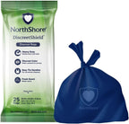 NorthShore DiscreetShield Disposal Bags front view packaging